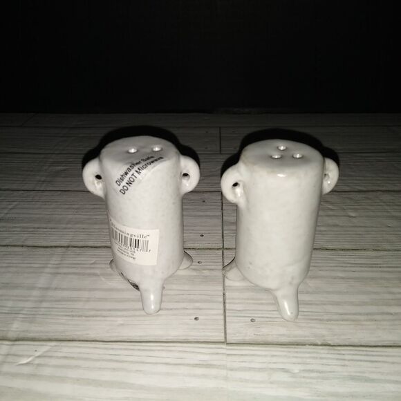 Bloomingville Stoneware Face Salt And Pepper Kitchen Decorative Shakers Set - Picture 5 of 9